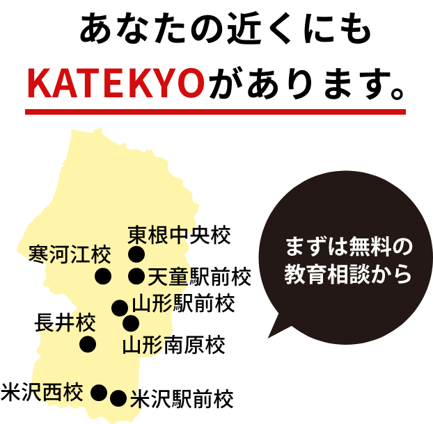 あなたの近くにもKATEKYOがあります。