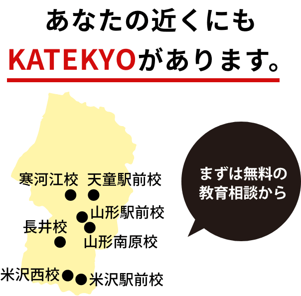 あなたの近くにもKATEKYOがあります。